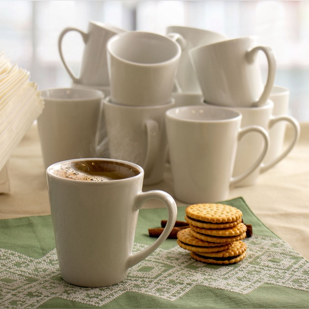 Brand New Porcelain Mugs set of 12